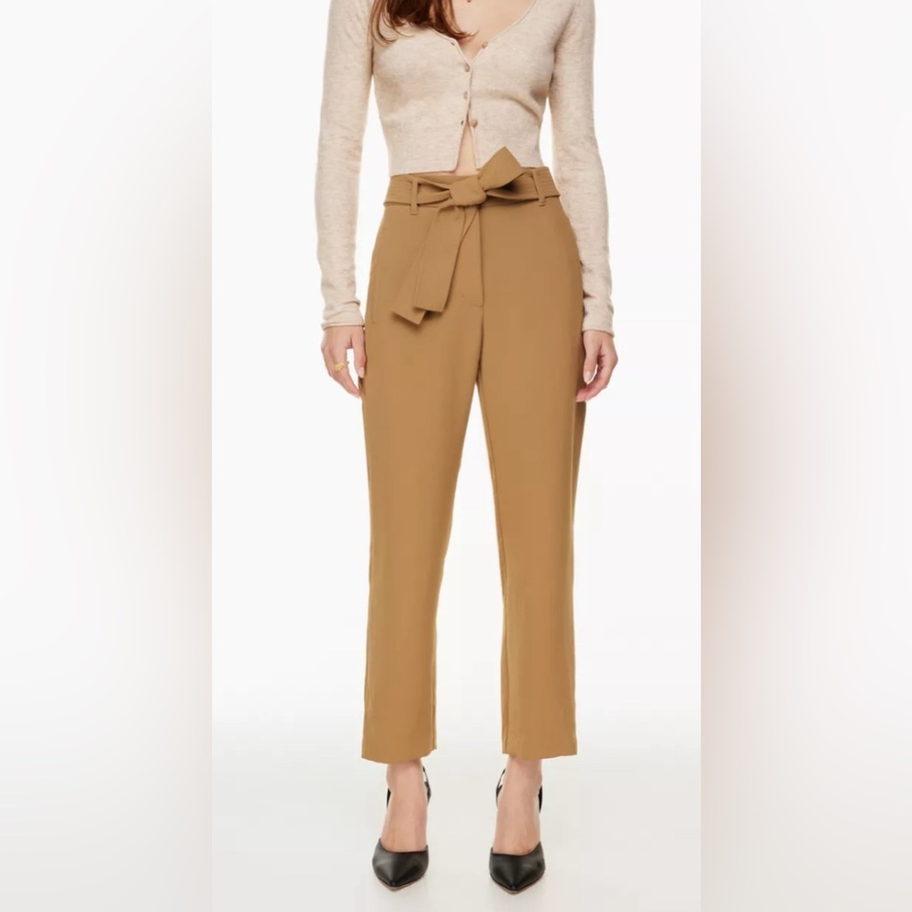 Aritzia Tie Front Pants in Seville